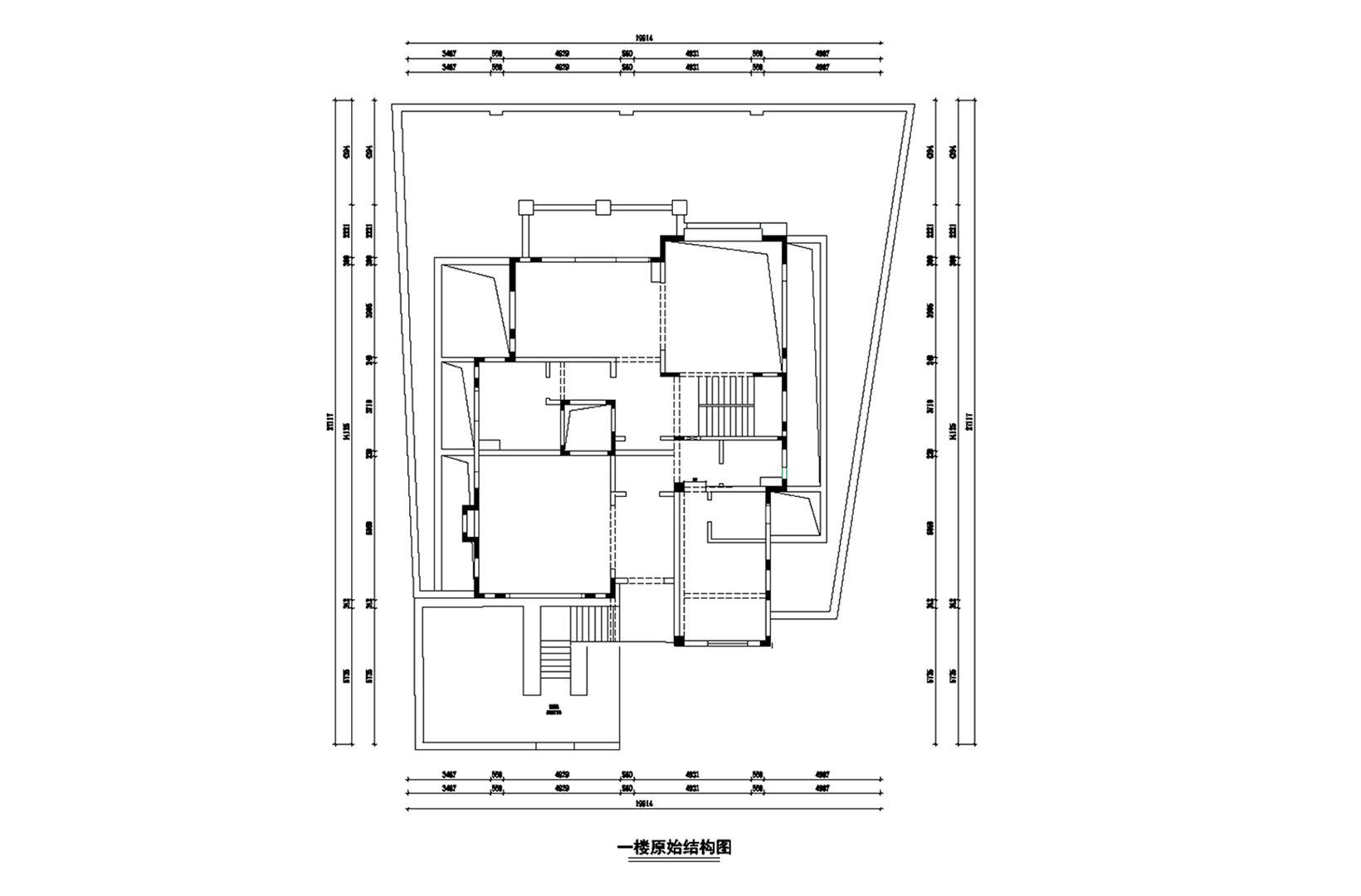 一楼原始户型图