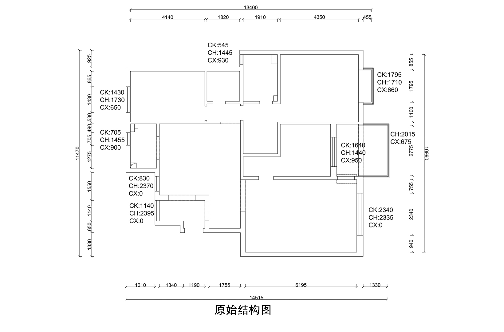 原始结构图