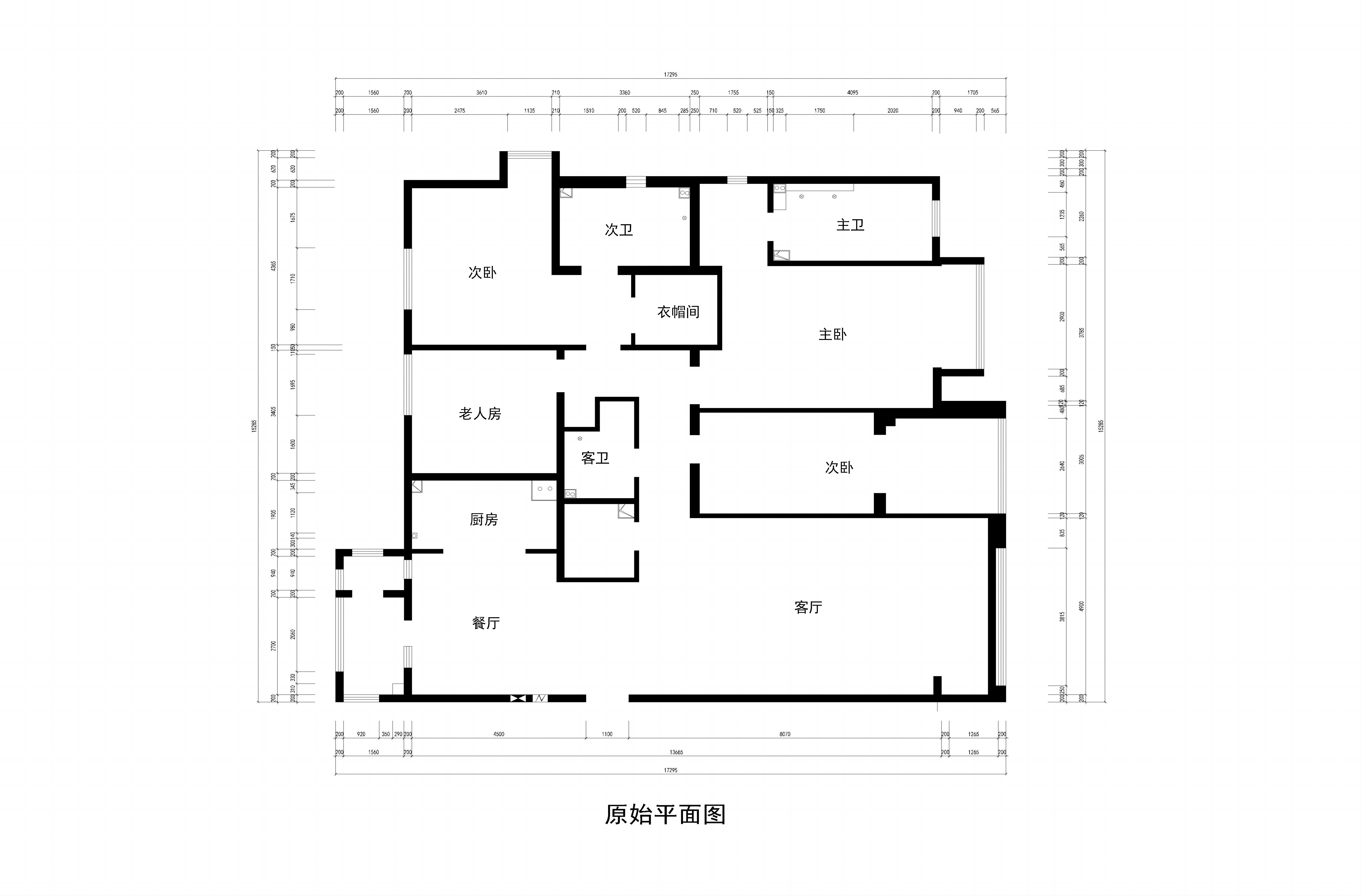 原始平面图