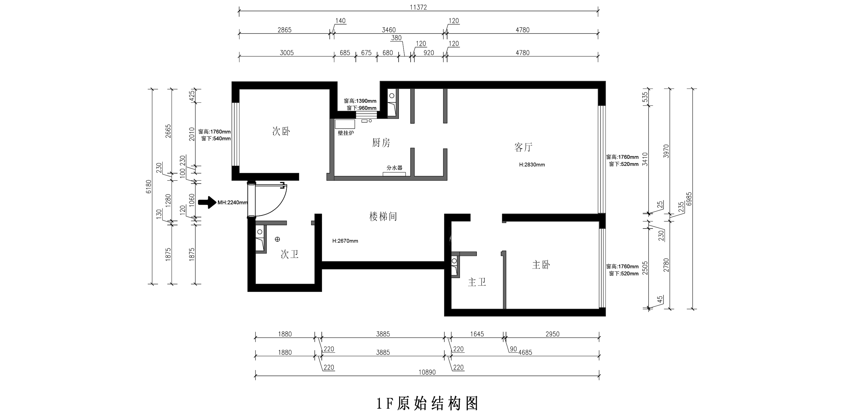 1F原始结构图