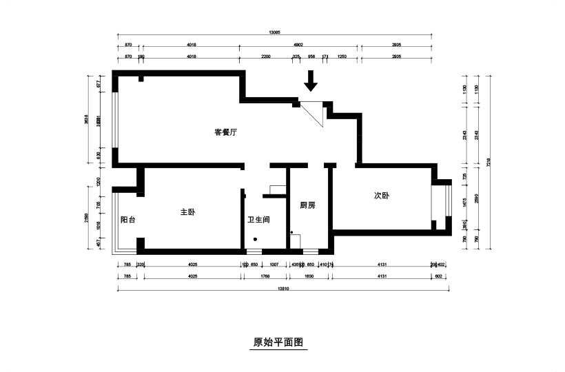 原始平面图