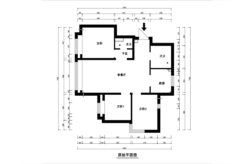 原始平面图