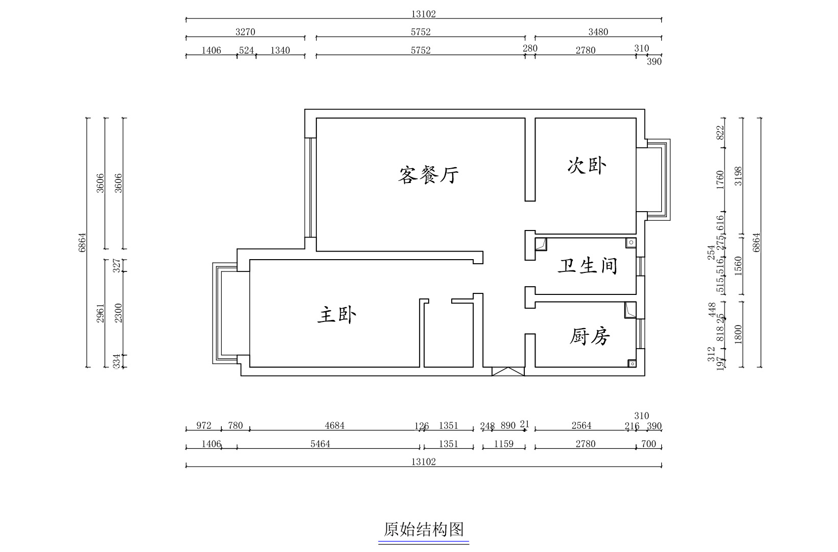 原始结构图