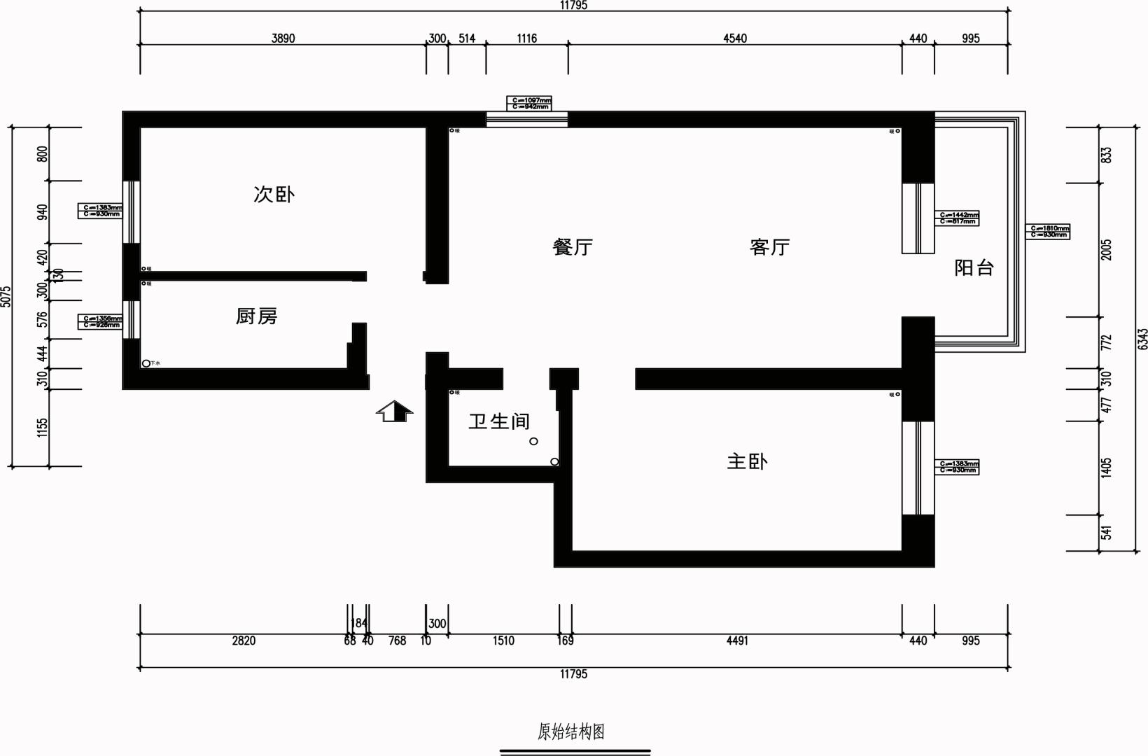 原始平面图