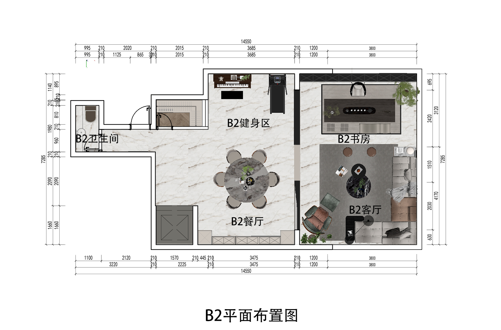 B2平面部署图