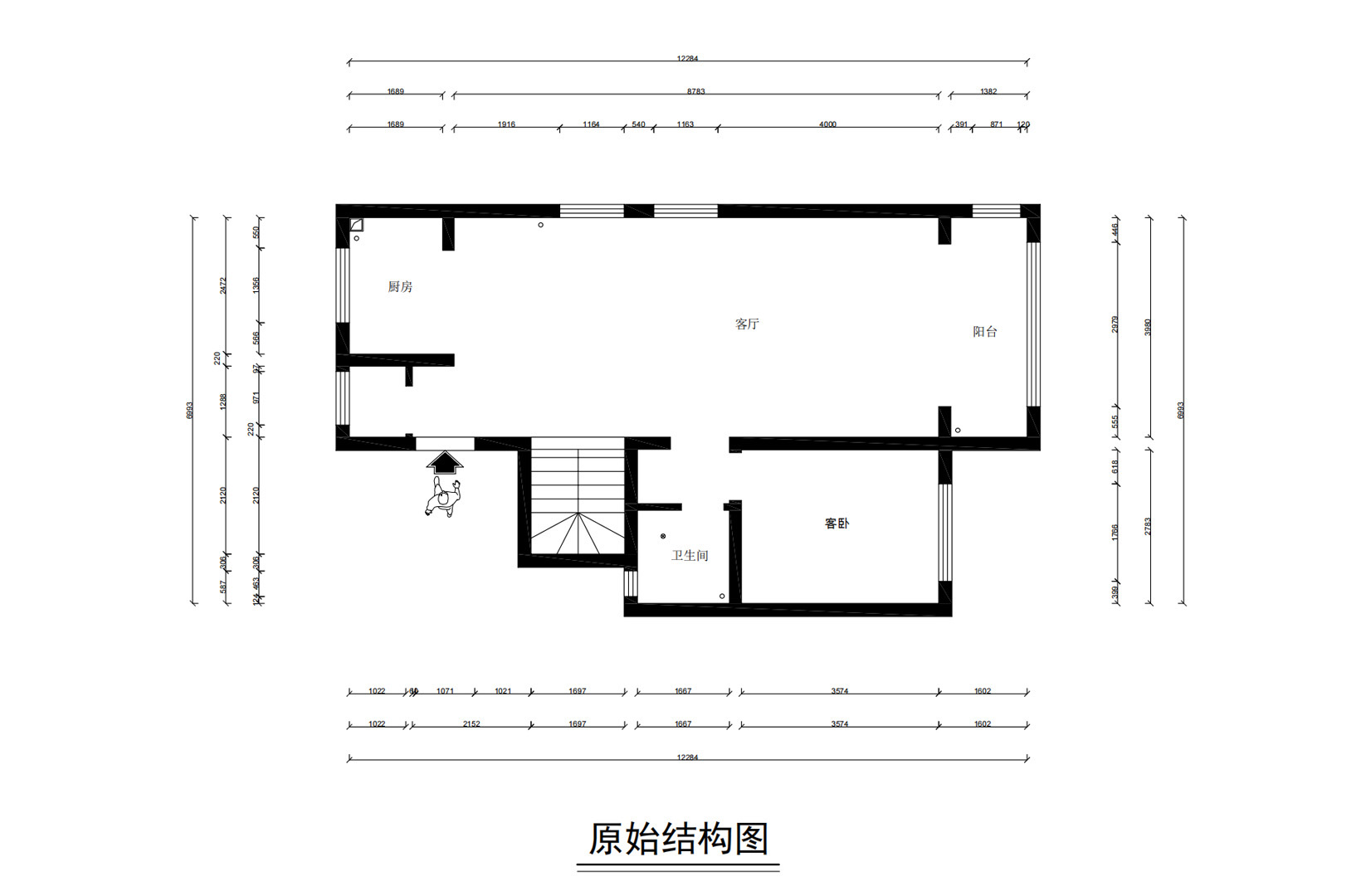 一层原shi结构图